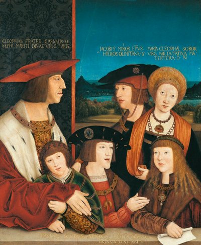 Familien til keiser Maximilian I, etter 1515 (olje på panel) av Bernhard Strigel