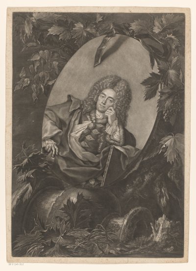 Portrett av Christoph Ludwig Agricola av Bernhard Vogel