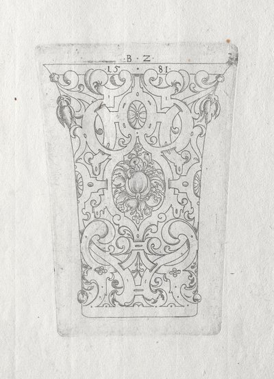 Ornamentbeger, 1581. av Bernhard Zan