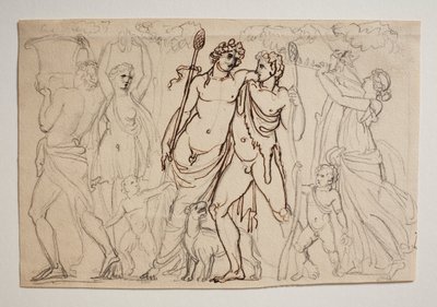 Bacchus prosesjon av Bertel Thorvaldsen