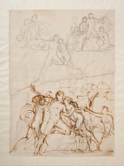 Hylas og vannymfene, av Bertel Thorvaldsen
