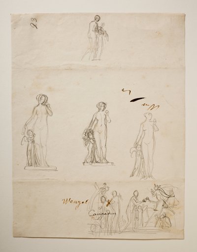 Paris og de tre gudinnene. Venus og Amor av Bertel Thorvaldsen