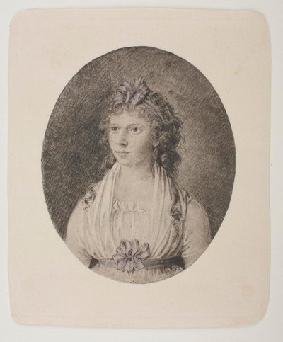 Portrett av Maren Schou West, født Grønlund av Bertel Thorvaldsen