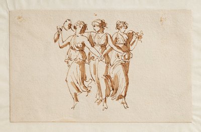 Tre dansende bakchanter av Bertel Thorvaldsen