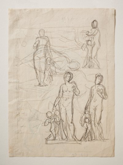Venus og Amor. Amors piler smidd i Smithy Vulcan av Bertel Thorvaldsen