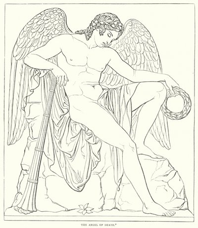 Dødens engel av Bertel after Thorvaldsen