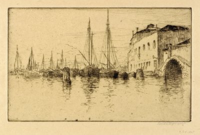 Langs Giudecca, Venezia av Bertha E. Jaques