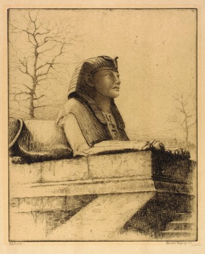 Sfinksen, Themsen, London av Bertha E. Jaques