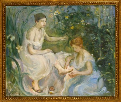 B. Morisot, The Bath / Painting, 1894 av Berthe Morisot