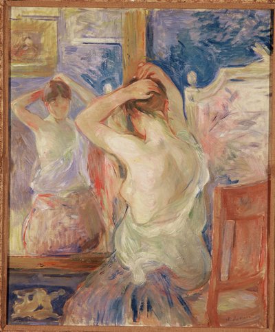 Foran psyken, 1890 av Berthe Morisot