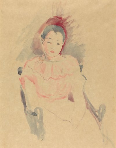 Sittende jente, 1894. av Berthe Morisot