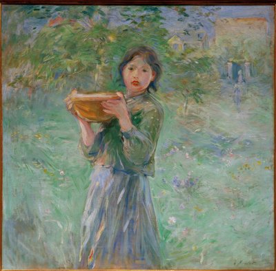Skålen med melk av Berthe Morisot