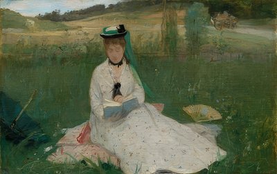 Lesning. 1873 av Berthe Morisot