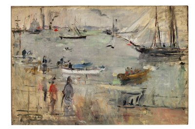 Marinen i England, 1875 av Berthe Morisot
