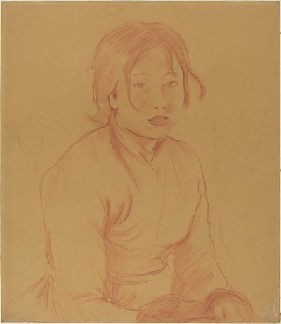Bondepike av Berthe Morisot