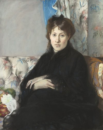 Portrett av Madame Edma Pontillon, født Morisot, 1871 av Berthe Morisot