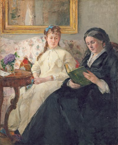 Portrett av kunstnerens mor og søster av Berthe Morisot