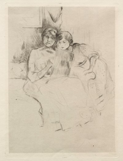 Skissering. av Berthe Morisot