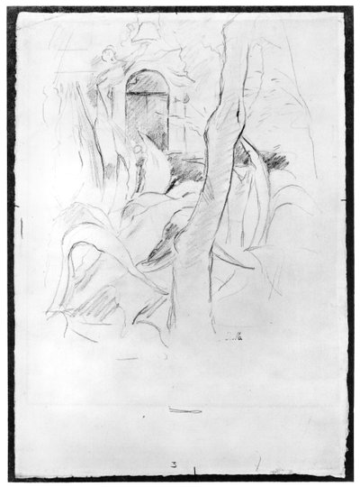 The Aloes at Villa Ratti, 1889 (grafitt på papir) av Berthe Morisot
