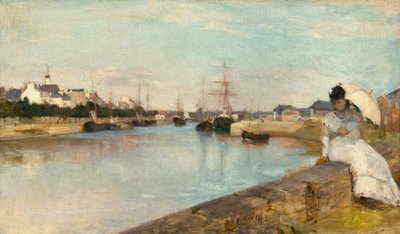 Havnen i Lorient, 1869. av Berthe Morisot