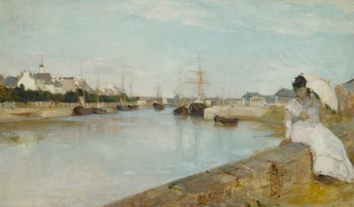 Havnen i Lorient, 1869 av Berthe Morisot