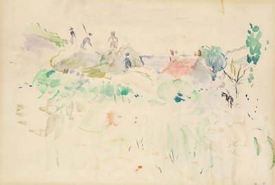 Haystacks i Jersey, 1886 av Berthe Morisot