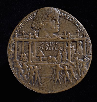 Medalje med hodet til Lorenzo De