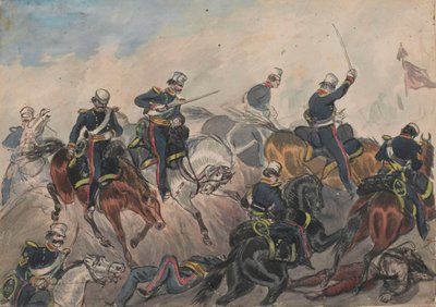 3rd Light Dragoons ved Ferozeshah av Bethune Donald Grant