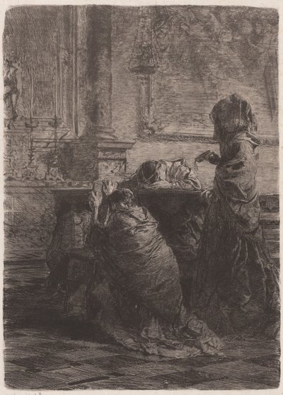 The Brothers are in The Men are in the Field, 1870. av Bianchi Mose