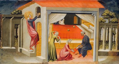 Saint Nicholas forsyner medgift, 1433-35. av Bicci di Lorenzo