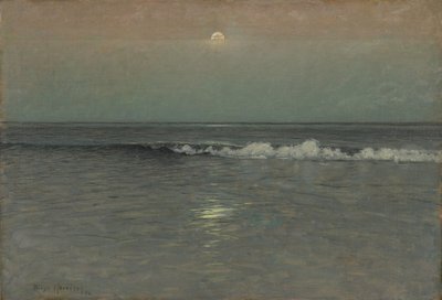 Natt synker på havet av Birge Harrison