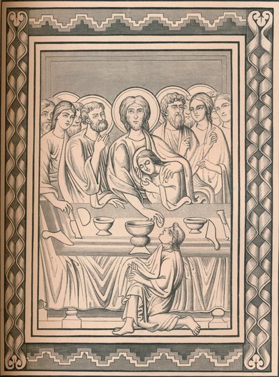 Kristus og de hellige, 1100-tallet, 1849. av Bisson and Cottard