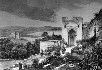 The Mezquita, Cordoba, Spania, 1849. av Bisson and Cottard