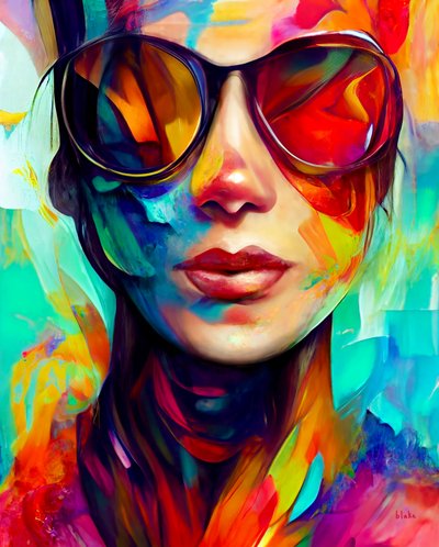 Good Vibrations, ca. 2022 (Digital Art) av Blake Munch