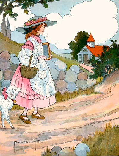 Mary Had a Little Lamb, av Blanche Fisher Wright av Blanche Fisher Wright