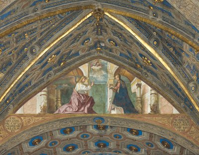 Apsis, Superarch, Boccaccio Boccaccino, Bebudelse 1506-07 av Boccaccio Boccaccino