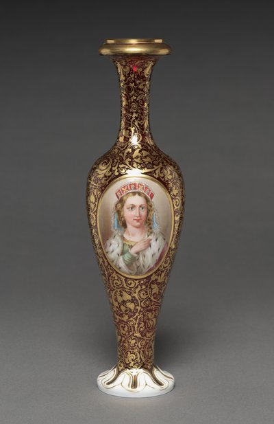 Vase, 1840-60 av Bohemian School