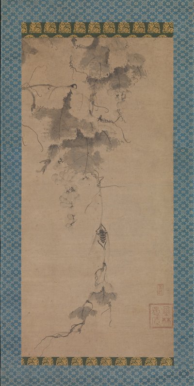 Cicada on a Grapevine, sent på 1300-tallet. av Bokurin Guan