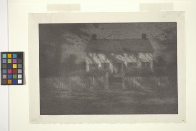 Moonlight (blekk på papir) av Bolton Coit Brown