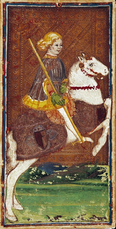 Kart over Tarot-spillet til Visconti-familien til Bonifacio Bembo (1420-1482), midten av 1400-tallet - Bergamo, Galleria dell'Accademia Carrara (Carrara Academy Gallery) av Bonifacio Bembo