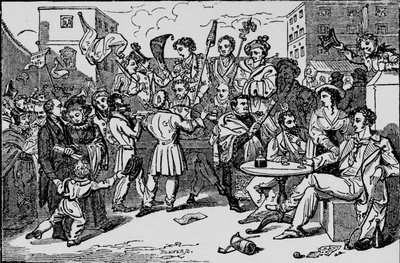 Et falsk valg i Kings Bench Prison, c1828, 1912 av Bonner