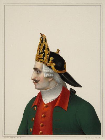 Grenadierhette i 1742-1762, tidlig på 1840-tallet av Boris Artemyevich Chorikov