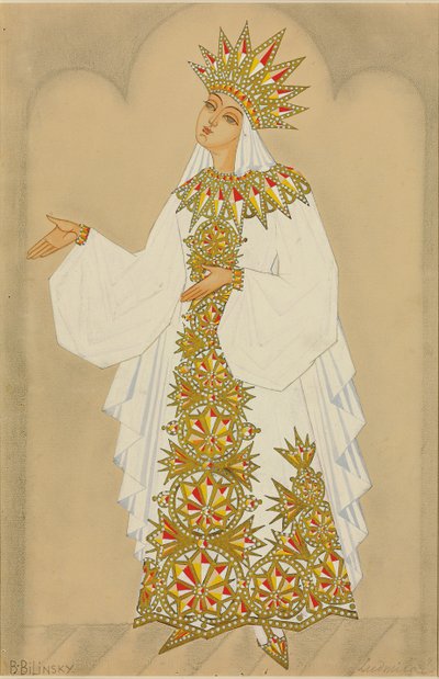 Kostymedesign for Ludmila fra operaen 
