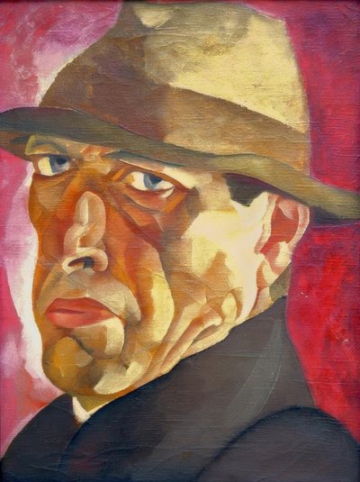 Selvportrett av Boris D. Grigorjew