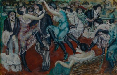 Syngende kafé, 1913 av Boris Dmitrievich Grigoriev