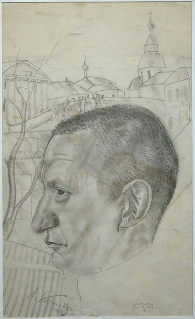 Portrett av Alexander Kerensky 1881-1970, 1924 av Boris Dmitrievich Grigoriev