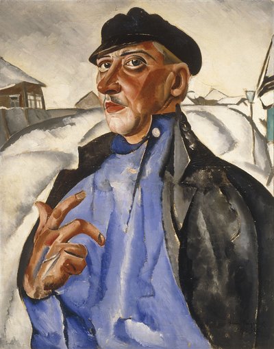 Portrett av Vaska Pepel (Underverdenen) av Boris Dmitrievich Grigoriev