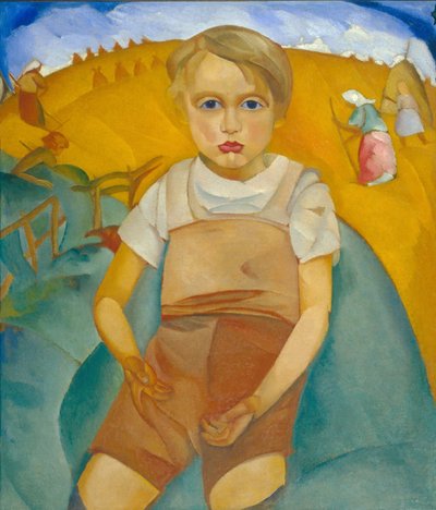 Det verdslige portrett av sønnen, 1920 av Boris Dmitrievich Grigoriev