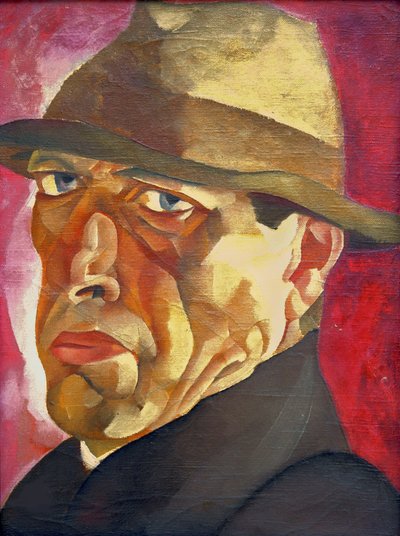 Selvportrett, ca. 1920. av Boris Dmitryevich Grigoriev