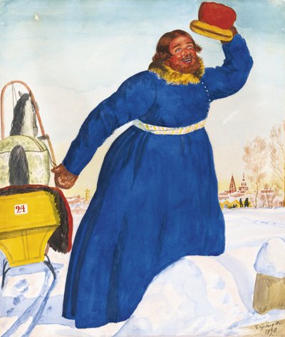 Kusk, 1920 av Boris Mikhailovich Kustodiev